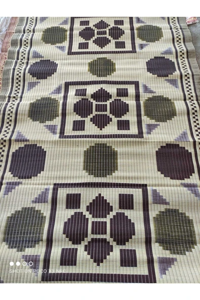 1. Sınıf Plastik Hasır 180x230 Savan Piknik Kilimi Cami Hasırı Yeni Desenli - 6