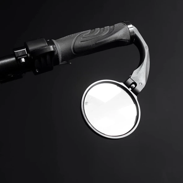 YUVARLAK Geniş Açı Bisiklet -Scooter Gidon Aynası - Dikiz Aynası Bisiklet Aksesuarı Bisiklet Ayna(adet fiyatı) - 4