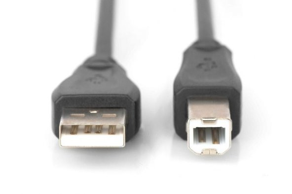 DIGITUS AK-300105-050-S 5m USB2,0 AE/BE KABLO,SİYA - 2