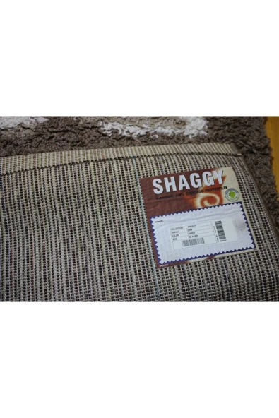 1 Sınıf Yumuşak Peluş Post Shaggy Kahve Koridor Yolluk Halısı 14 Mm Kalınlığında