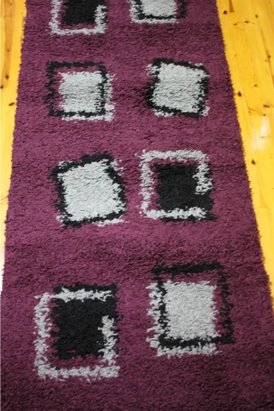 1 Sınıf Yumuşak Peluş Post Shaggy Terra Koridor Yolluk Halısı 14 Mm Kalınlığında - 2