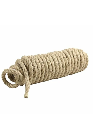 6 mm 60 metre Jüt Halat Kendir Urgan - Dekoratif Halat - 2