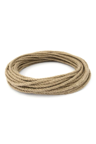6 mm 200 metre Jüt Halat Kendir Urgan - Dekoratif Halat