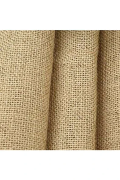 Jüt Kanaviçe 10 Metre - Hasır Çuval - Natural Jüt Kumaş - En 1 Metre Boy 10 Metre - 10 Ons Sıklığı - 2