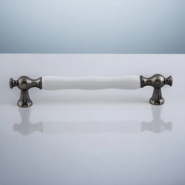 Aruh Porselen Antik Nikel Kulp 160 mm Mobilya Çekmece Mutfak Dolabı Dolap Kapak Kulpları Kulb Kulpu - Resim 8