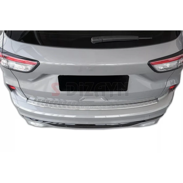 S-Dizayn Ford Kuga 3 Krom Arka Tampon Eşiği 2020 Üzeri - Resim 5