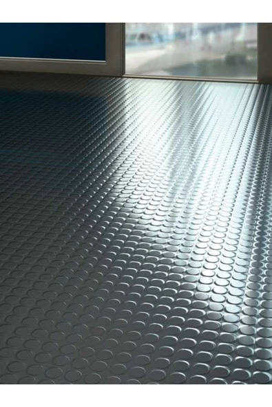 Pvc Paralı Muşamba 110 Cm X 400 Cm Zemin Yer Otomobil Döşemesi Kaplama - Resim 2