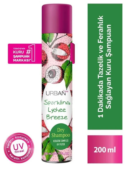 Urban Care Kuru Şampuan Sparkling Lychee Breeze 200 Ml