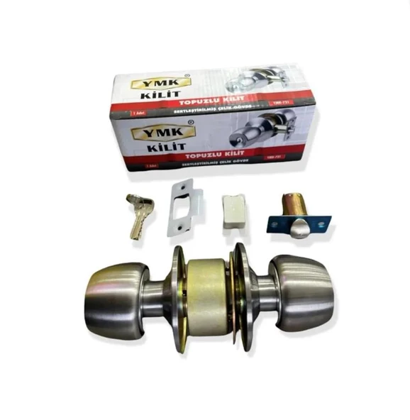 Yuma Ymk-731 Saten Otel Tipi Topuzlu Kilit - Resim 2