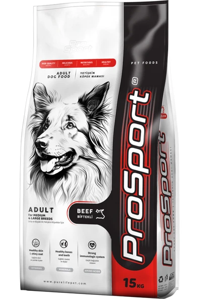 Prosport Biftekli Yetişkin Köpek Maması 15 kg