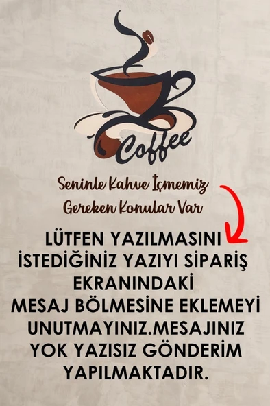 Veraart Işıklı 2 Katmanlı Kişiye Özel Kahve Fincanı Figürlü Tablo Mutfak ve Cafe Duvar Dekorasyonu - 3