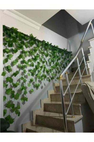 Yeşil 12'li Uzunluk 2 Metre 30 Cm Yapay Sarmaşık