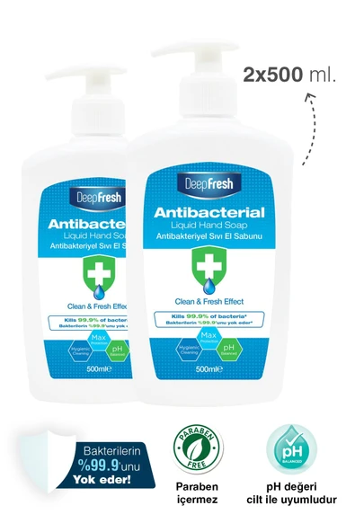 Antibakteriyel Sıvı Sabun 2 X 500 ml - 2