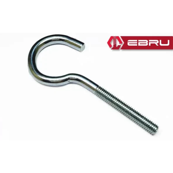 Ebru Açık Metrik Kanca M8 x 110 - 5 Adet