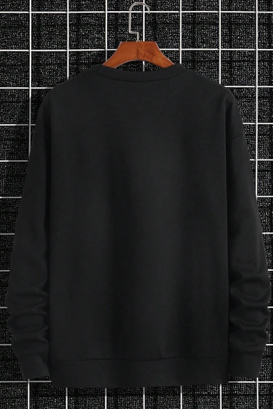 Unisex The Power Baskılı Bisiklet Yaka Sweatshirt - 2