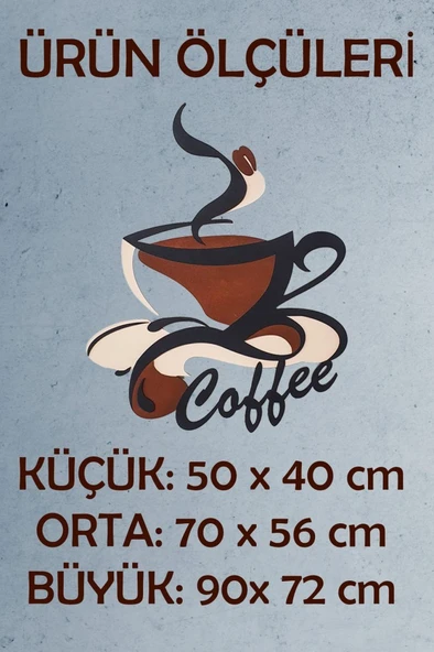 Veraart Işıklı 2 Katmanlı Kişiye Özel Kahve Fincanı Figürlü Tablo Mutfak ve Cafe Duvar Dekorasyonu - 7