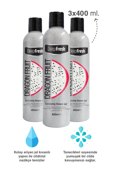 Arındırıcı Duş Jeli Ejder Meyvesi 3 X 400 Ml - 2