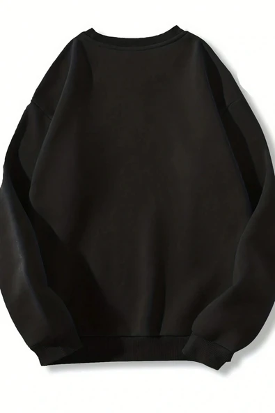 Unisex Dreams Baskılı Bisiklet Yaka Sweatshirt - Resim 2