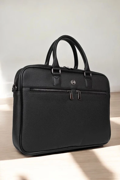 Lüx Unisex Siyah Laptop & Evrak Çantası 13"-14.6" inç - 7