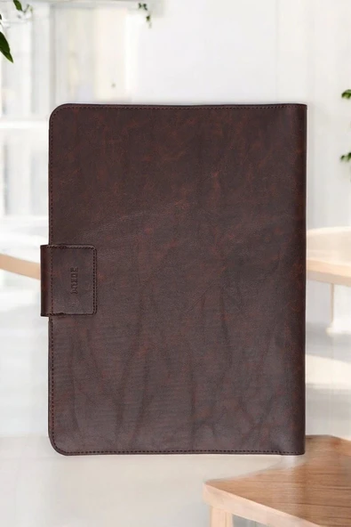 Lüx Macbook Air Pro 13-14 İnç Ofis Organizer Evrak & Laptop & Tablet Çantası - 6