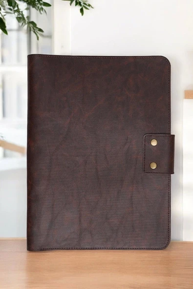 Lüx Macbook Air Pro 13-14 İnç Ofis Organizer Evrak & Laptop & Tablet Çantası - 5