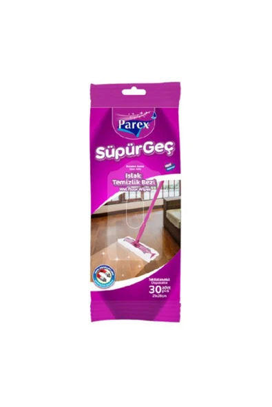 Süpürgeç Yedek Islak Temizlik Bezi 30'lu ürün görseli