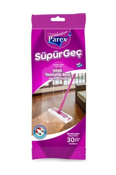 Süpürgeç Islak Temizlik Bezi