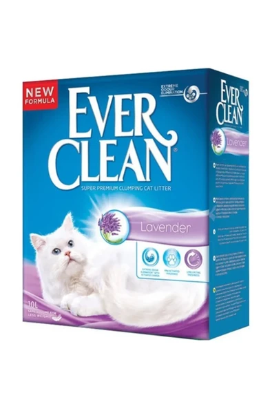 Ever Clean 10 lt Kedi Kumu Lavender