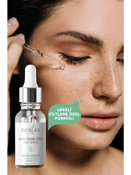 Biolea's Lekeli Ciltler Için Aydınlatıcı Yüz Bakım Serumu Niacinamide 5% + Alpha Arbutin 2% 30 ml - 3