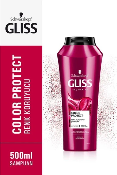 Gliss Color Perfector Renk Koruyucu Şampuan 2x 500 ML - 2