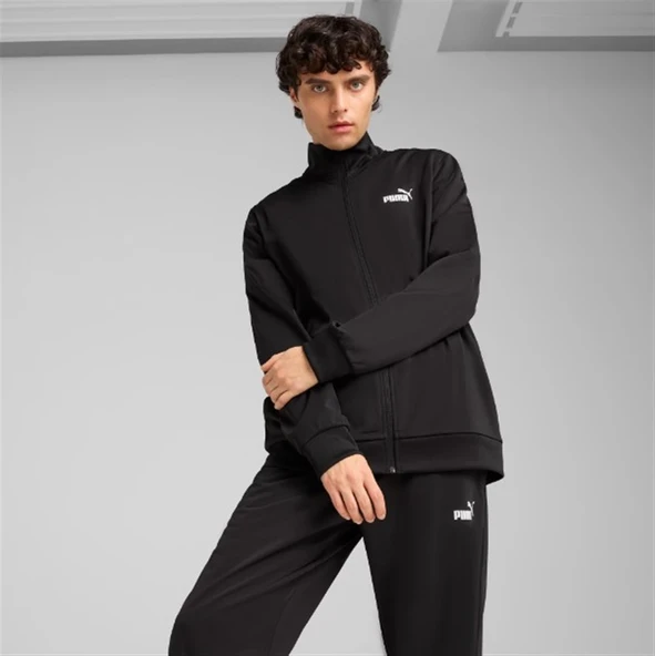 Puma ESS Poly Siyah Erkek Eşofman Takımı - 684847 01 - 3