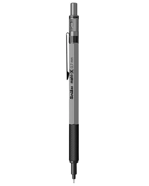 Scrikss Matri-X Mekanik Kurşun Kalem 0,7 mm Gri - 2