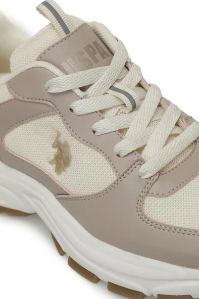 U.S. Polo Assn. SORLEY 5FX 101938182 Kadın Spor Ayakkabı Pudra 36-40 - Resim 7