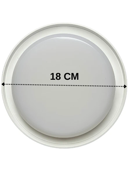 (8 Adet) Braytron 12W (Beyaz, Günışığı, Sarı Işık Ayarlanabilir) Dış Mekan Sıva Üstü Led Armatür  - 3