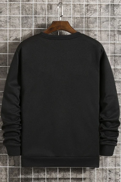 Unisex Spooky Bisiklet Yaka Sweatshirt - 2