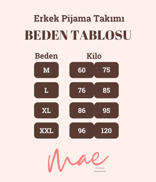 Erkek Kısa Kol Üst Bordo-Siyah Alt Siyah Gömlek Pijama Takımı - 4
