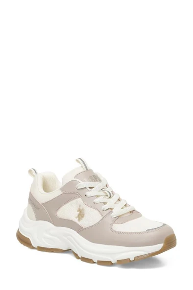 U.S. Polo Assn. SORLEY 5FX 101938182 Kadın Spor Ayakkabı Pudra 36-40 - Resim 2