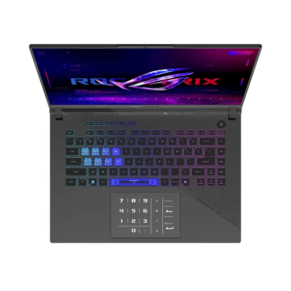 Asus Rog Strix G16 G614PR-RV052 AMD Ryzen 9 8940HX 32GB 1TB SSD RTX5070Ti-12GB Freedos 16" 165 Hz WUXGA Taşınabilir Bilgisayar - 6