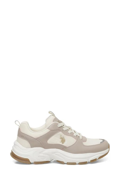 U.S. Polo Assn. SORLEY 5FX 101938182 Kadın Spor Ayakkabı Pudra 36-40