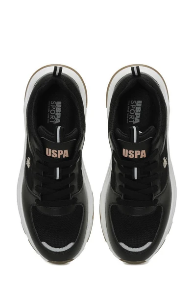 U.S Polo Assn. SORLEY 5FX 101938183 Kadın Spor Ayakkabı Siyah 36-40 - 4