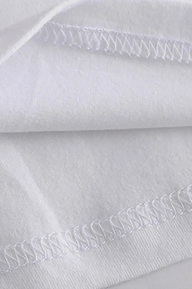 Beyaz Çocuk Bisikletyaka Basic Tshirt - 3