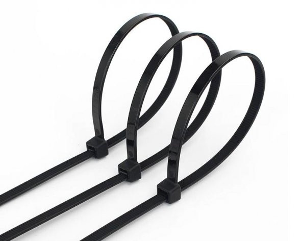 Çetsan 4,8x380 Siyah 38cm Kablo Bağı Plastik Cırt Kelepçe Toplayıcı-100 Adet - 4
