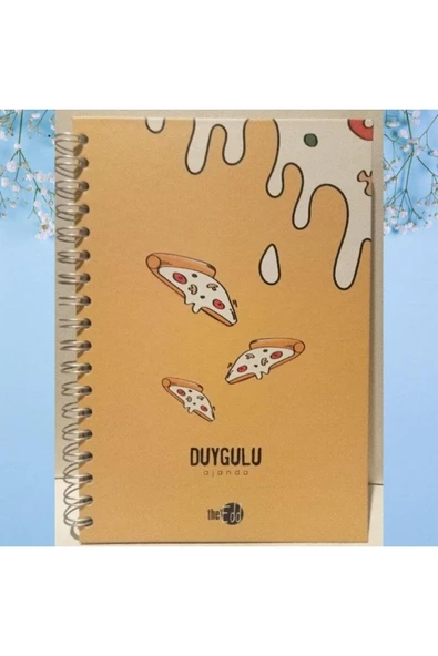 Pizza Dilim Tasarımlı Konuşan Ajanda