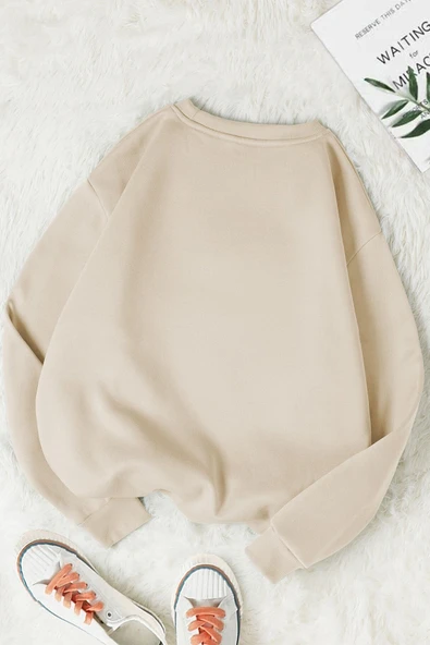 Unisex Bisiklet Yaka Sweatshirt - 2