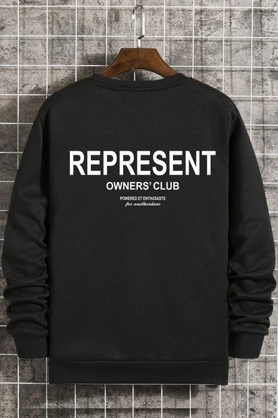 Unisex Represent Bisiklet Yaka Sweatshirt - 1