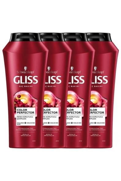 Gliss  Renk Koruyucu Şampuan 4 x 500 ML - 2