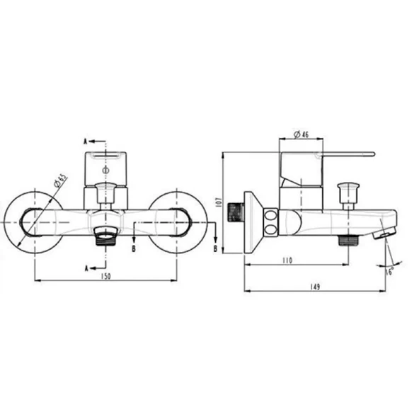 Artema Win S Banyo Bataryası + Doppo Long Tepe Duş Seti - 4