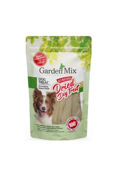 Gardenmix Kurutulmuş Dana Kelle Derisi Köpek Ödülü 100gr ürün görseli 1
