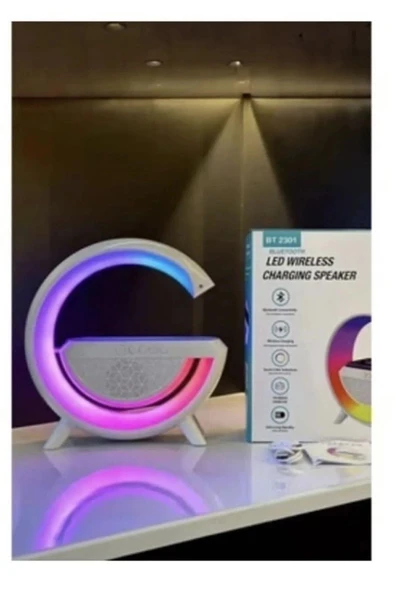 Led wireless charging speaker bt2301