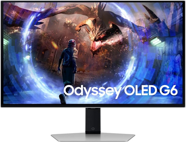 Samsung Odyssey G6 LS27DG602SUXUF 27" 0.03 ms OLED 2K Pivot 360 Hz Oyuncu Monitörü - Resim 1